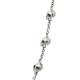 John Varvatos SKULL CHAIN Sterling Silver Link Necklace for Men