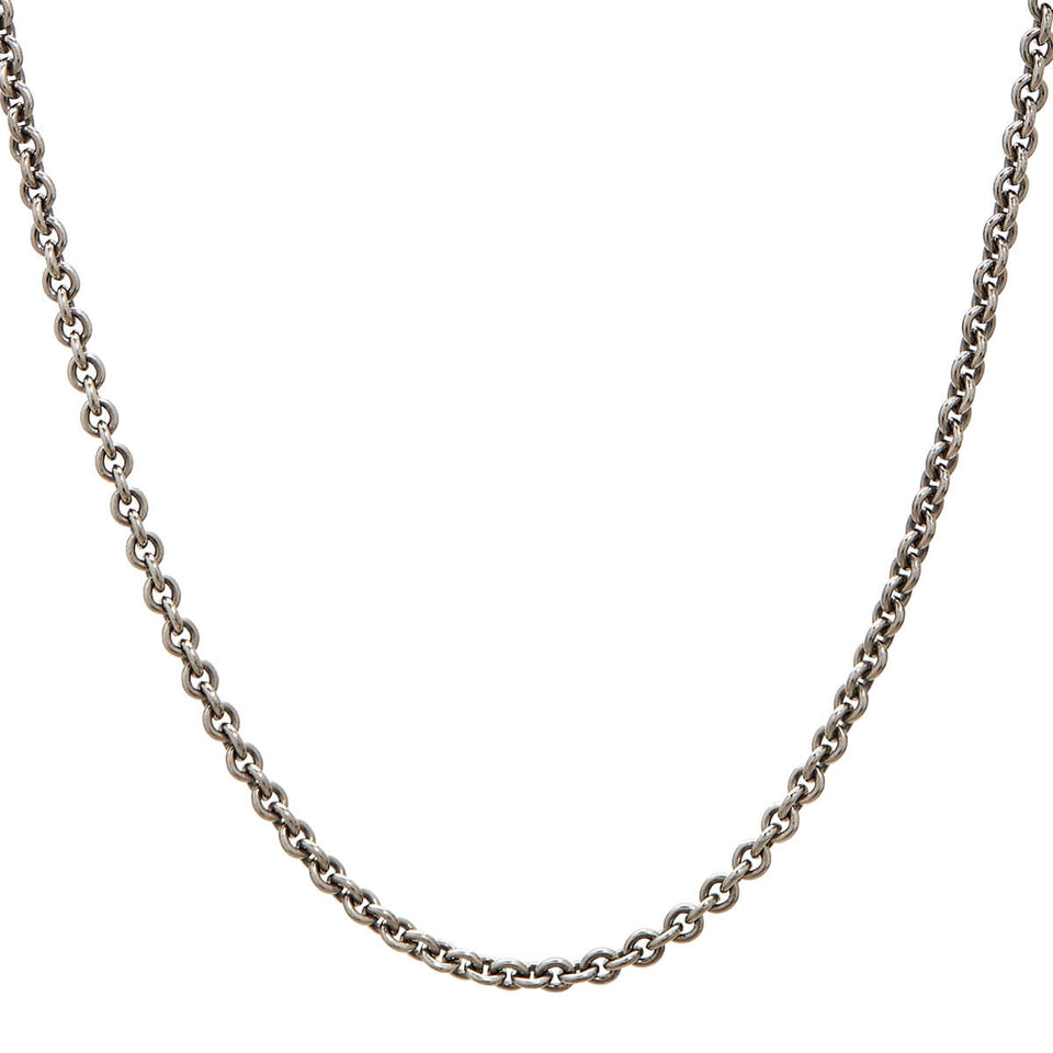 John Varvatos OVAL LINK CHAIN for Men in Sterling Silver