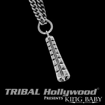 THE CITADEL Sterling Silver Fortress Pendant Chain by King Baby