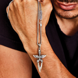 TALON DAGGER Silver Blade Pendant Chain Necklace by King Baby Studio