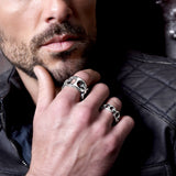 King Baby POP TOP INFINITY BAND Sterling Silver Beer Tab Ring for Men