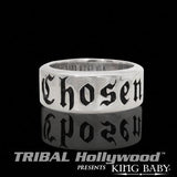 CHOSEN Sterling Silver King Baby Mens Ring