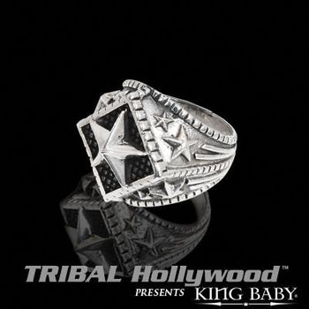 ALL-STAR Sterling Silver Ring for Men by King Baby