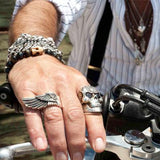 WING Mens Ring in Sterling Silver by King Baby