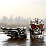 WING Mens Ring in Sterling Silver by King Baby