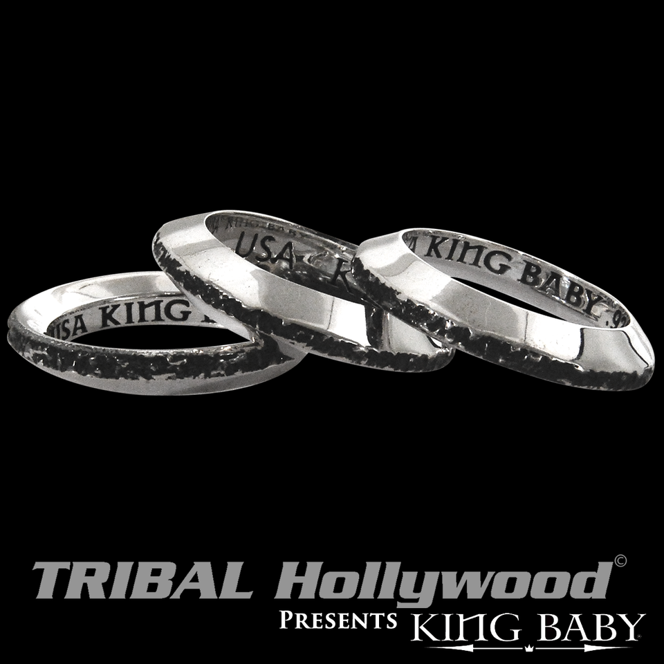 Men's Rings in Modern Style: Titanium, Gunmetal, 24k Gold & More - Ridge