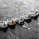 MANIAC SKULL RING for Men in Sterling Silver by King Baby