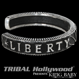 LIBERTY SUN CUFF Bracelet for Men in Sterling Silver by King Baby