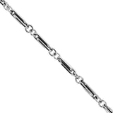 PAPERCLIP LINK SMALL Mens Bracelet in Sterling Silver by King Baby - Close-up