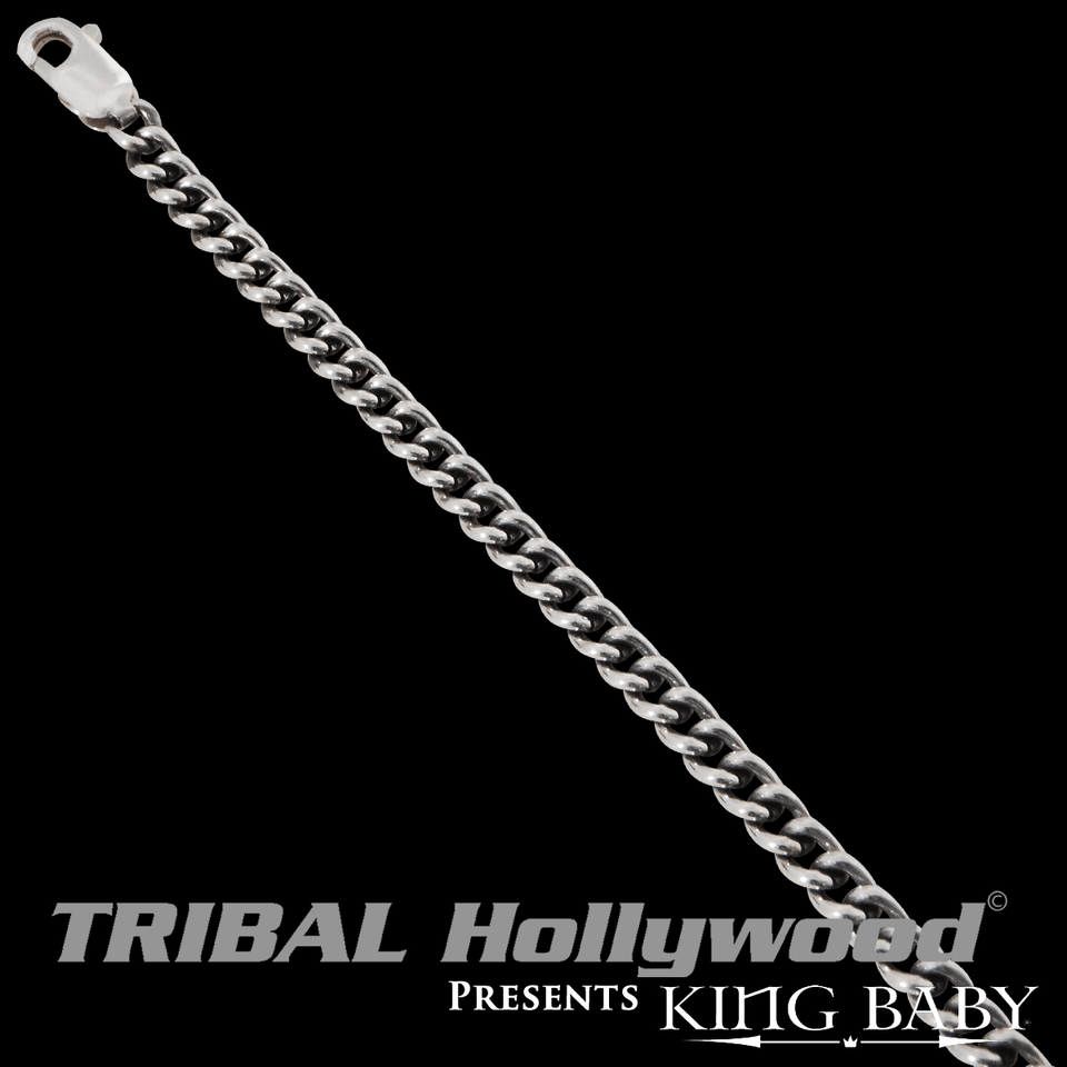 Real Solid 925 Sterling Silver Flat Curb Cuban Link Bracelet 3