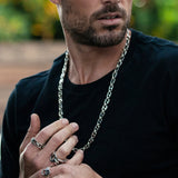 King Baby POP TOP CHAIN Double Layer Beer Tab Silver Chain