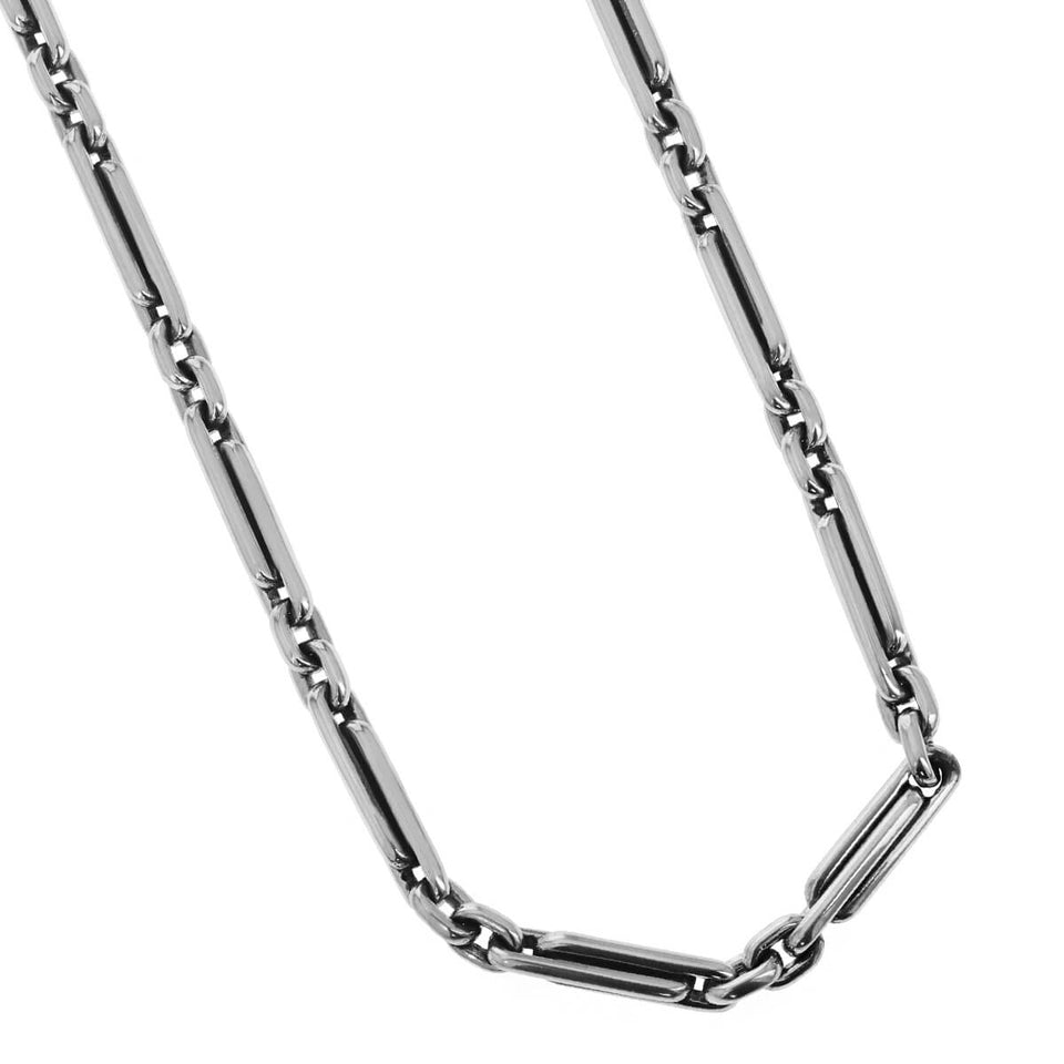 PAPERCLIP LINK LARGE Mens Necklace Chain in Sterling Silver by King Baby