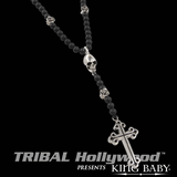 King Baby Skull and Cross Rosary