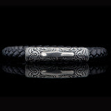 William Henry MILAN SILVER Braided Leather Bracelet for Men