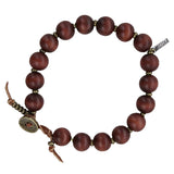 Ettika Man ENLIGHTEN Bodhi Seed Brass Discs Mens Bead Bracelet