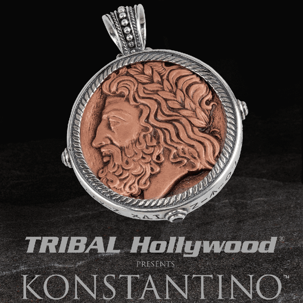 Konstantino ZEUS HERCULES COIN Copper Silver Reversible