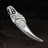 Konstantino ORION HORN Bronze and Sterling Silver Mens Pendant - Back Side