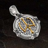Konstantino ORION SHIELD Bronze and Sterling Silver Mens Pendant