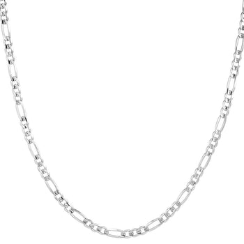 Tribal Hollywood FIGARO Chain 4mm in Sterling Silver