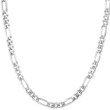 Tribal Hollywood FIGARO Chain 7mm in Sterling Silver
