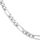 Tribal Hollywood FIGARO Chain 7mm in Sterling Silver - Close-up