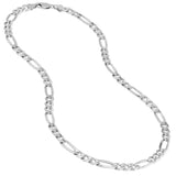Tribal Hollywood FIGARO Chain 7mm in Sterling Silver - Full Size