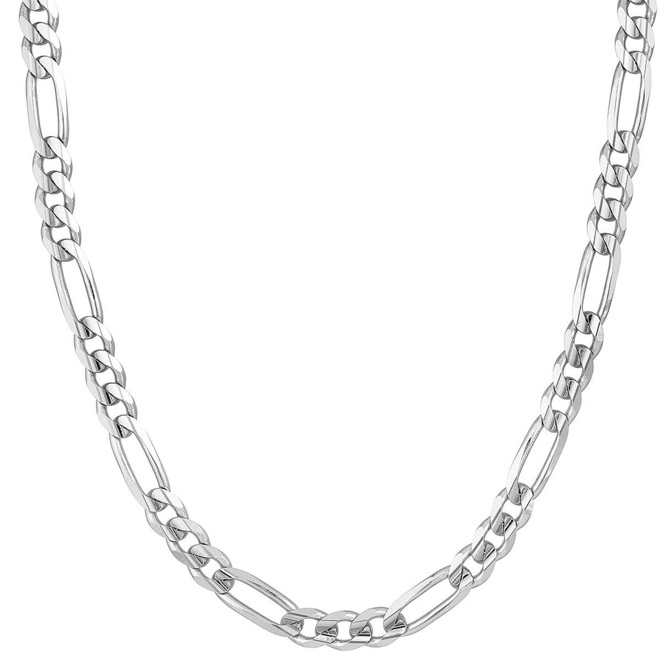 Tribal Hollywood FIGARO Chain 8mm in Sterling Silver