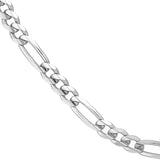 Tribal Hollywood FIGARO Chain 8mm in Sterling Silver - Close-up