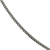 Tribal Hollywood FRANCO Chain 3mm in Oxidized Sterling Silver - Close-up