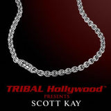 SIGNATURE 2.5mm Scott Kay Mens Sterling Silver Chain Necklace