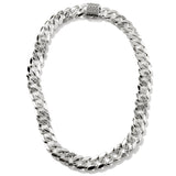John Hardy Mens Classic 14mm Curb Link Heavy Duty Chain in Sterling Silver - Top View