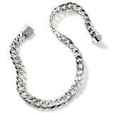 John Hardy Mens Classic 14mm Curb Link Heavy Duty Chain in Sterling Silver - Full View