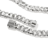 John Hardy Mens Classic 14mm Curb Link Heavy Duty Chain in Sterling Silver - Close-up