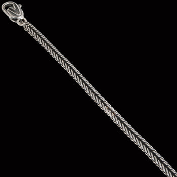 William Henry VULPINE CHAIN Sterling Silver Mens Foxtail Link Necklace