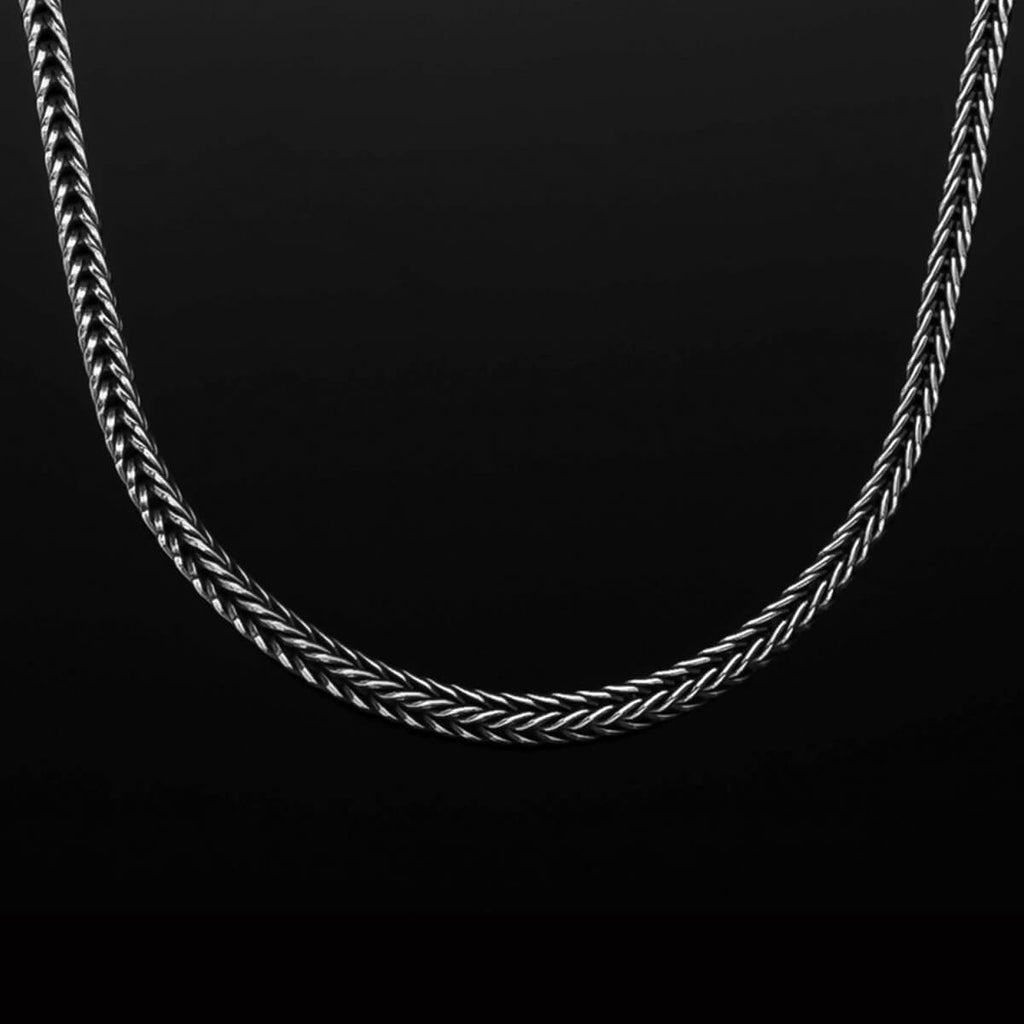 William Henry VULPINE CHAIN Silver Men's Foxtail Link Necklace