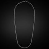William Henry VULPINE CHAIN Sterling Silver Mens Foxtail Link Necklace - Full View