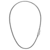 Sterling Silver Box Link Chain with Carabiner Clasp by John Hardy - Full Chain