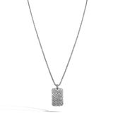 Classic Chain Dog Tag Pendant Necklace by John Hardy - Back Side