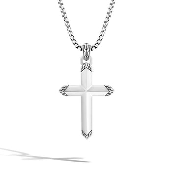 Classic Chain Cross Pendant Necklace by John Hardy