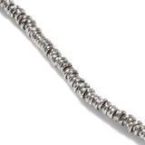 John Hardy Mens Heishi Link Classic Silver Necklace Chain - Close-up