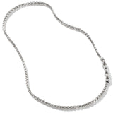 John Hardy Mens Box Chain Sterling Silver 4mm Classic Chain Necklace