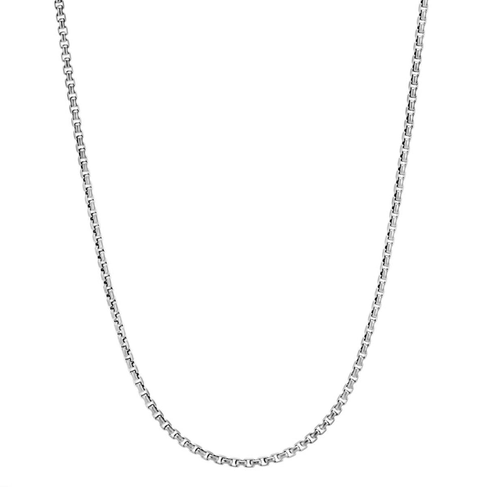 Thin Width Sterling Silver Box Link Chain by John Hardy