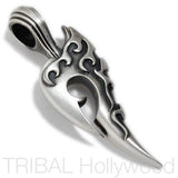 OUTLAW TRIBAL TATTOO Silver Mens Necklace Pendant by BICO Australia 