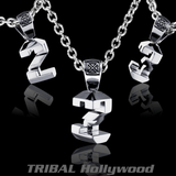 LUCKY NUMBERS Customizable Geometric Pattern Mens Chain from Ecks
