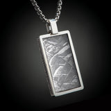 William Henry PINNACLE METEORITE Dog Tag Pendant Chain for Men