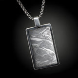 William Henry PINNACLE METEORITE Dog Tag Pendant Chain for Men