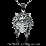 THE HUNTER NECKLACE Native American Warrior Mens Chain from Ecks