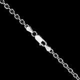 Ecks HAND-HELD SWINGING KETTLEBELL Sterling Silver Mens Necklace - Chain Clasp