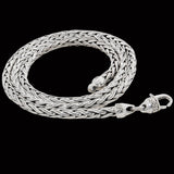 CELTIC WHEAT CHAIN Thick Width Silver Mens Chain by Keith Jack