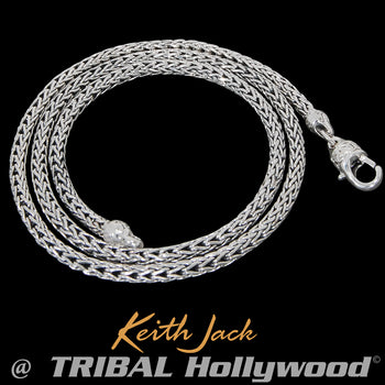UNBROKEN FAITH Celtic Knots Silver Mens Chain by Keith Jack